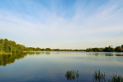 平静的湖面湖泊风景图片
