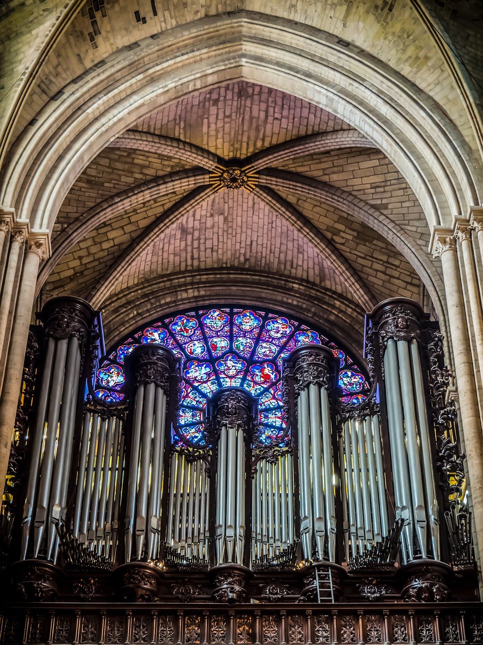 器官、巴黎、大教堂免费图片