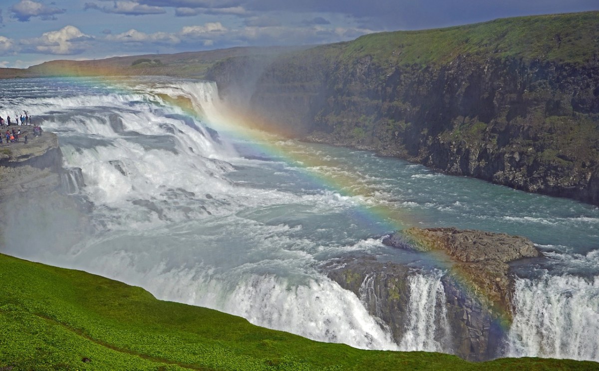 Gullfoss、冰岛、瀑布免费图片