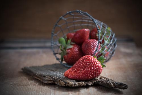 草莓、红色、成熟