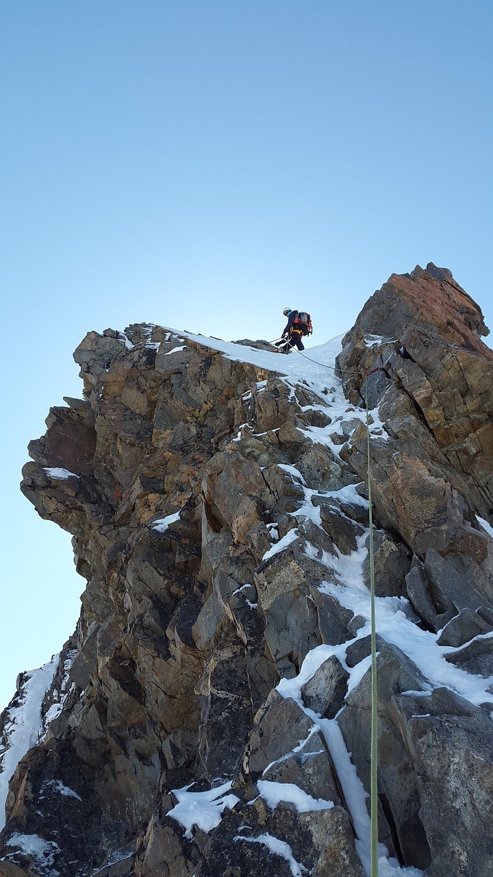 爬,高山攀登,登山者