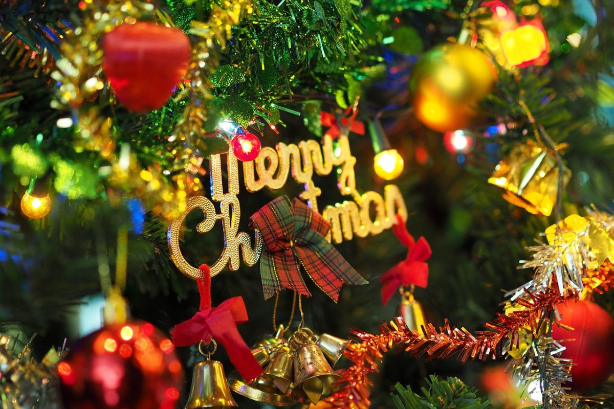 圣诞树、装饰圣诞树、节日免费图片