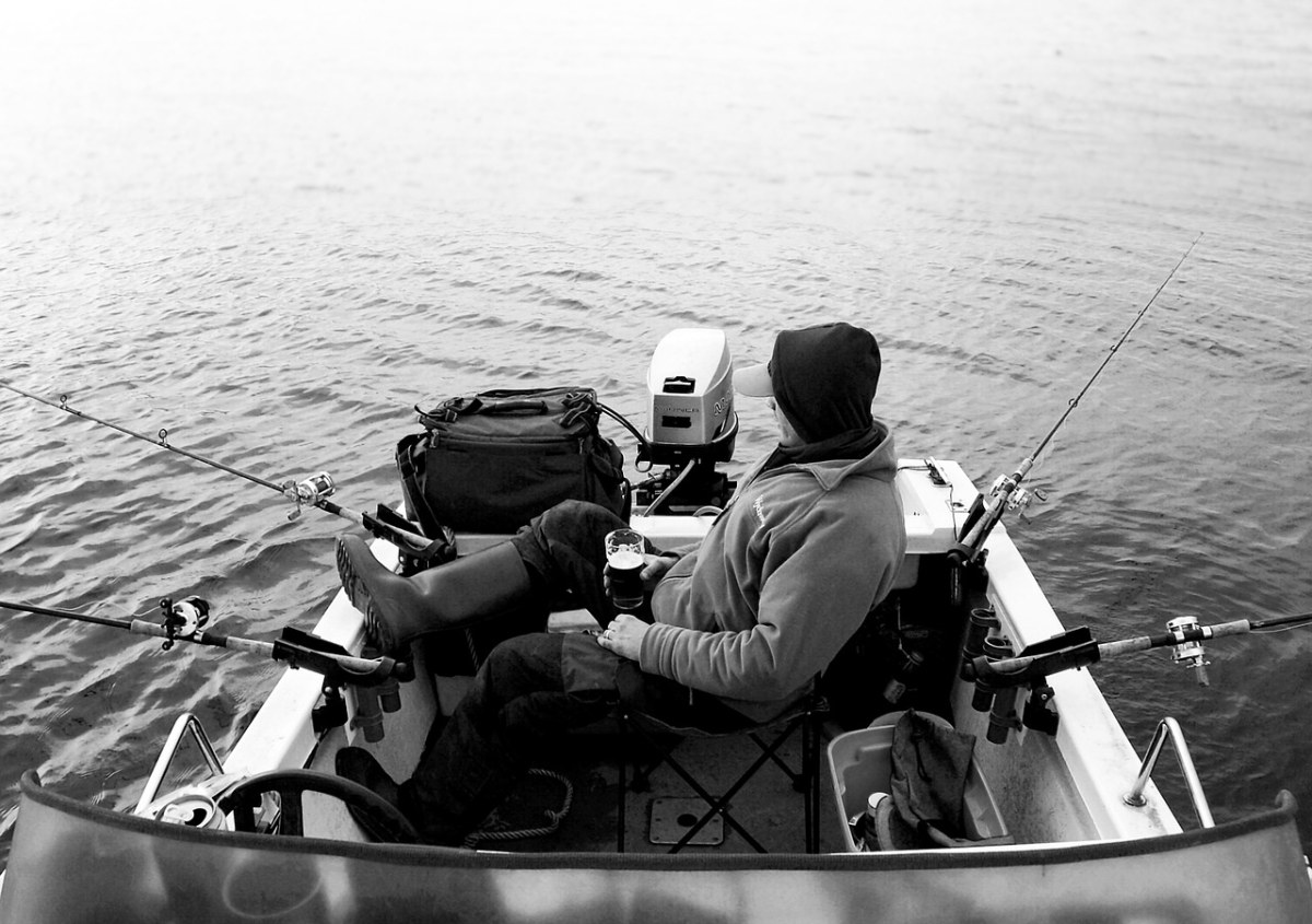 钓鱼、船、男子免费图片