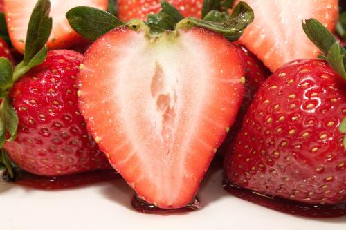 草莓、水果、甜