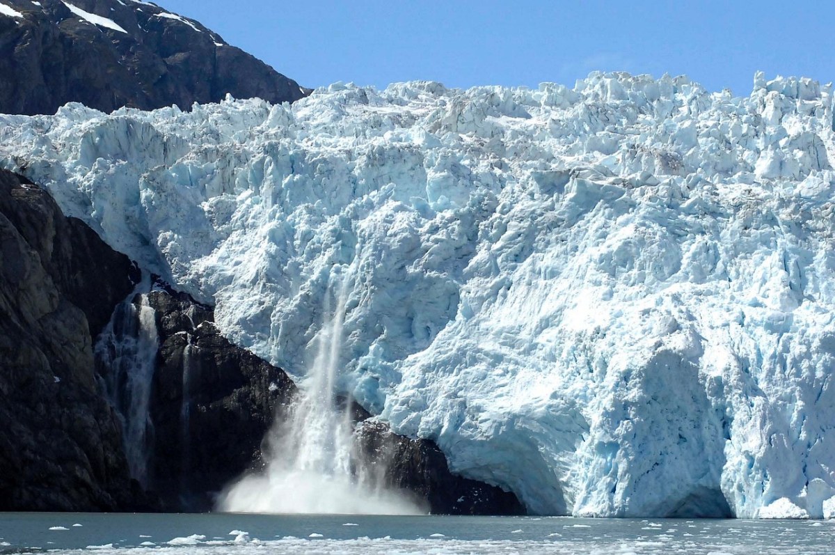 冰川产犊、冰、水免费图片