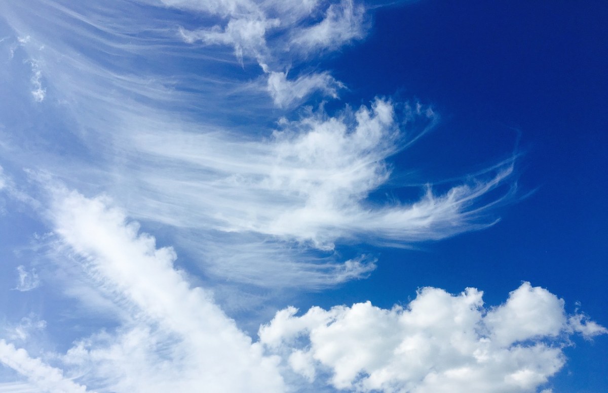 天空的白云免费图片