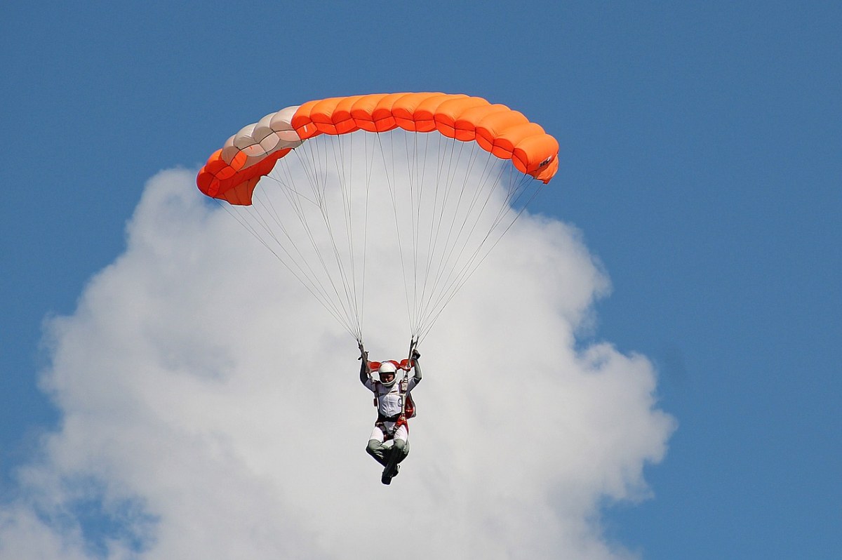 滑翔伞、空中运动、休闲免费图片