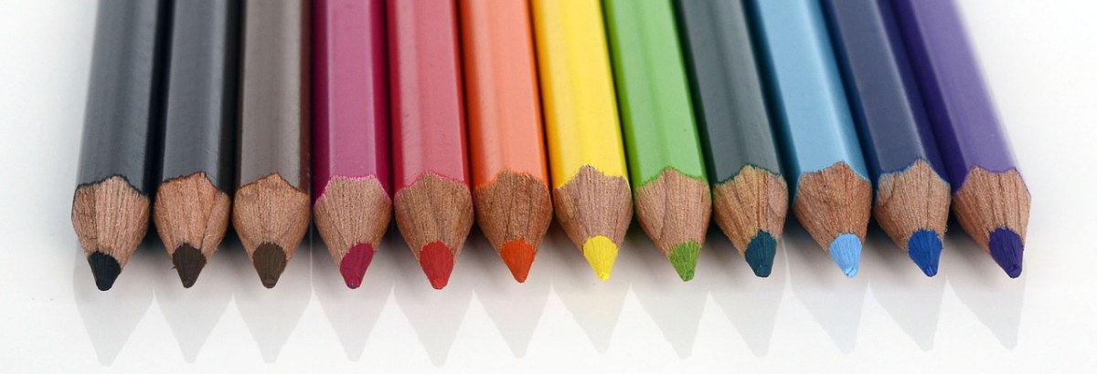 彩色铅笔、漆、彩色的铅笔免费图片