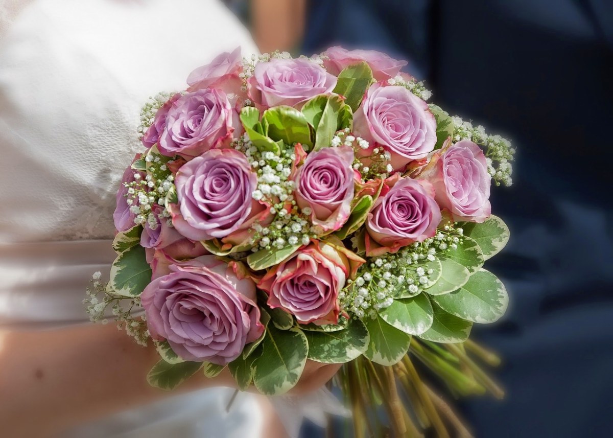 Brautstrauß、婚礼、玫瑰免费图片