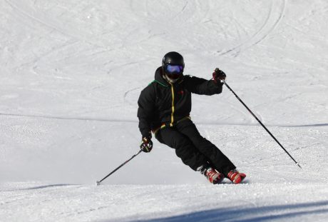 滑雪、运动、高山