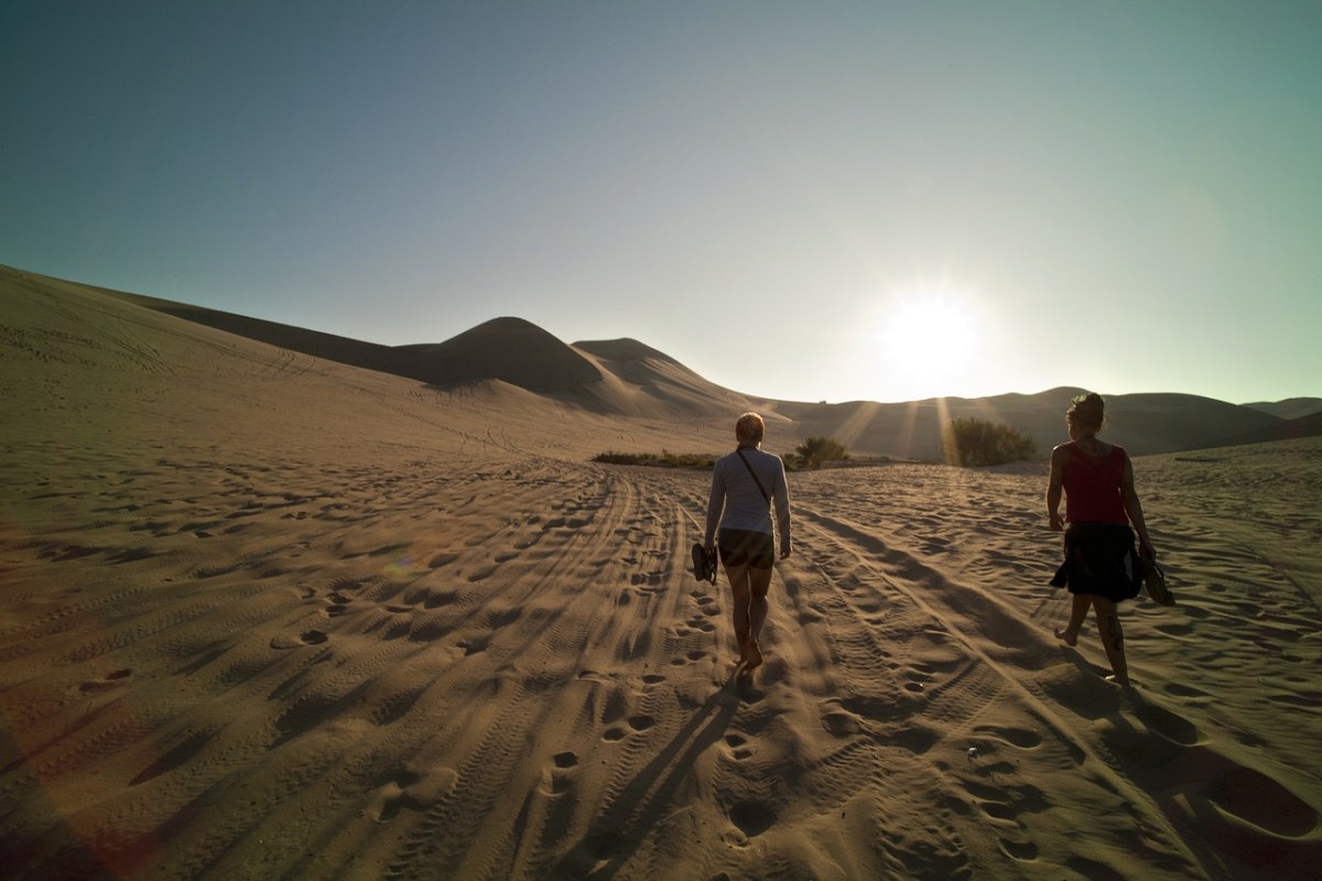 沙漠、沙、沙丘免费图片
