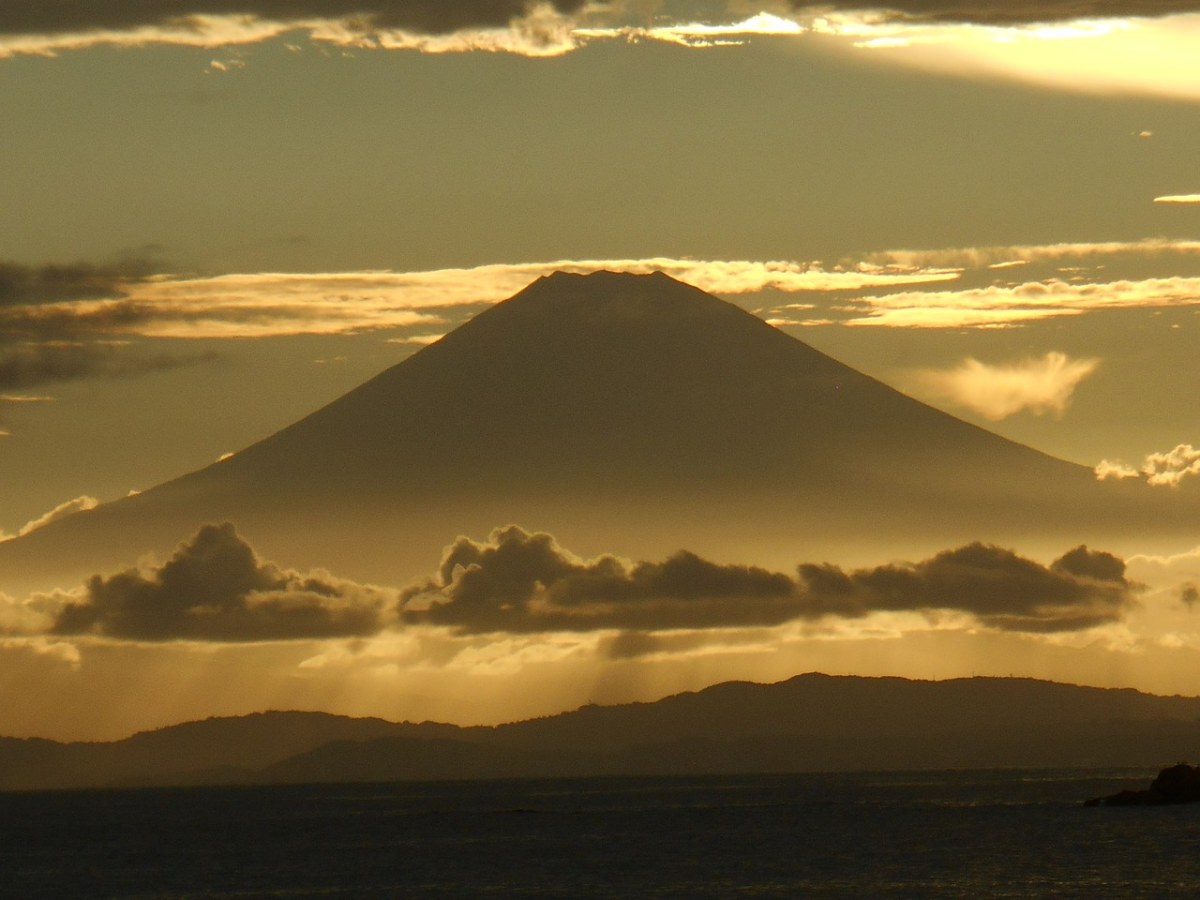 富士山、日本、黄昏免费图片