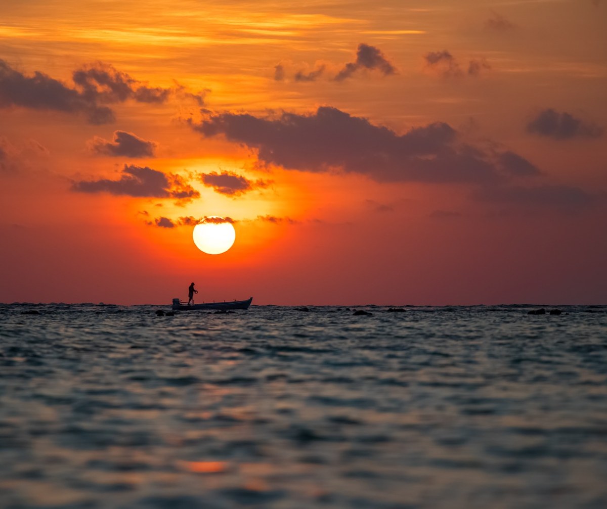 日落,太阳,日出