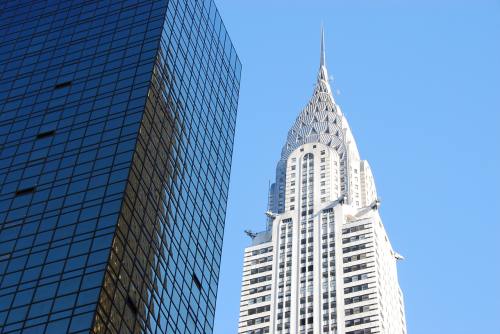 纽约、克莱斯勒大厦、摩天大楼