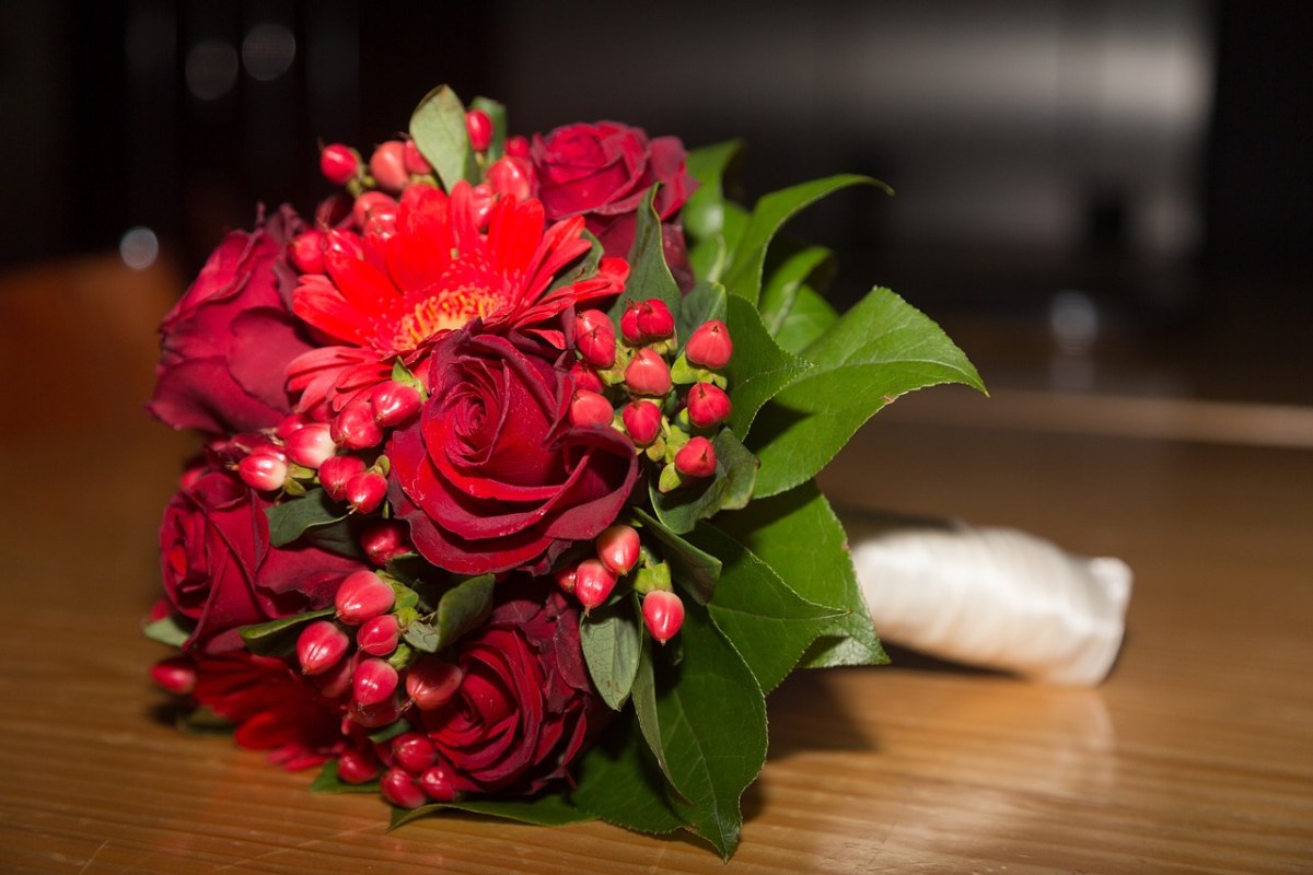 婚礼,新娘花束,鲜花