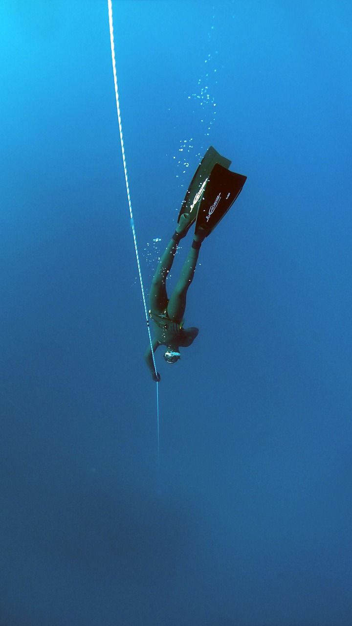 憋氣,深,水下