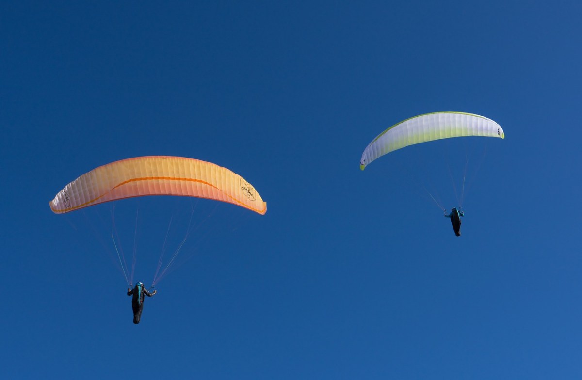 降落伞、空气、飞行免费图片