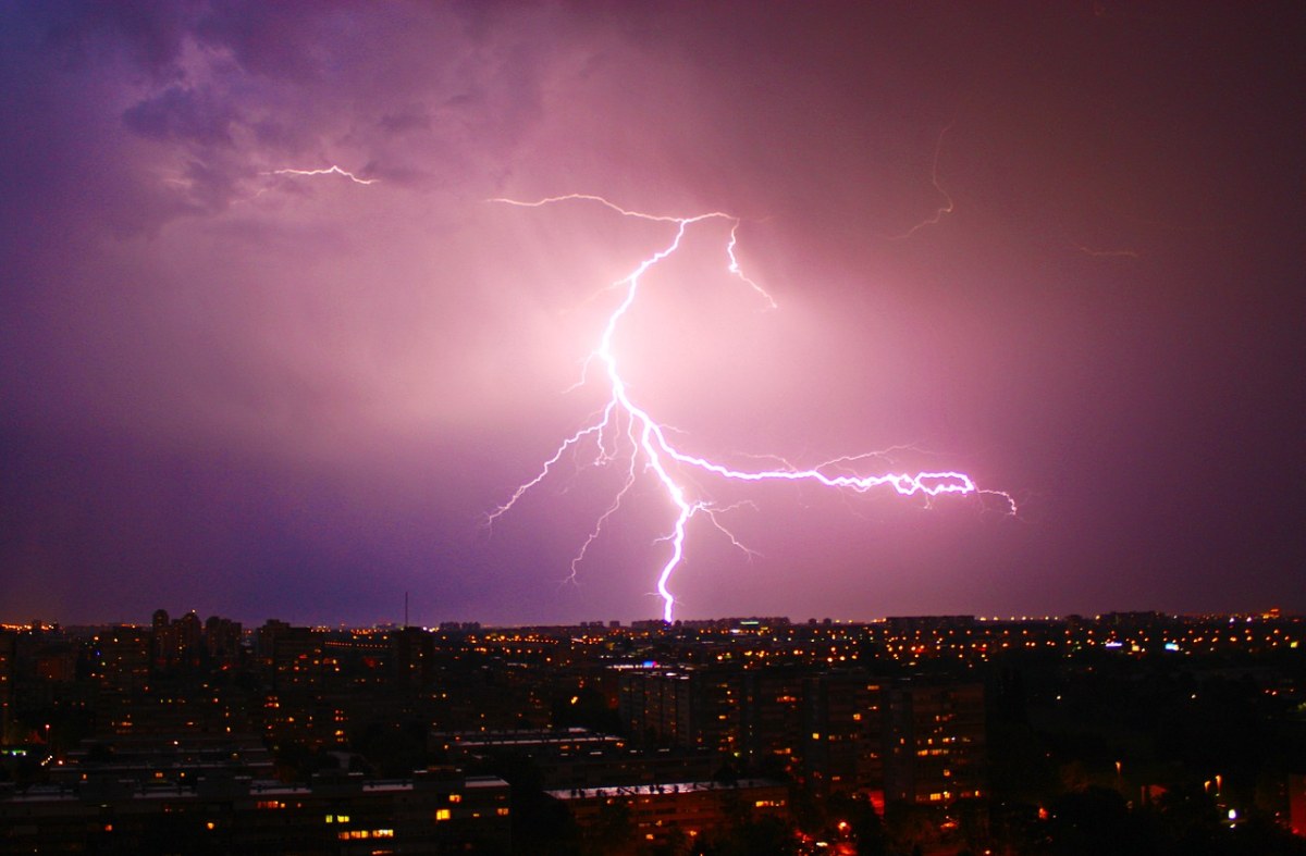 夜、雷声、Lig免费图片