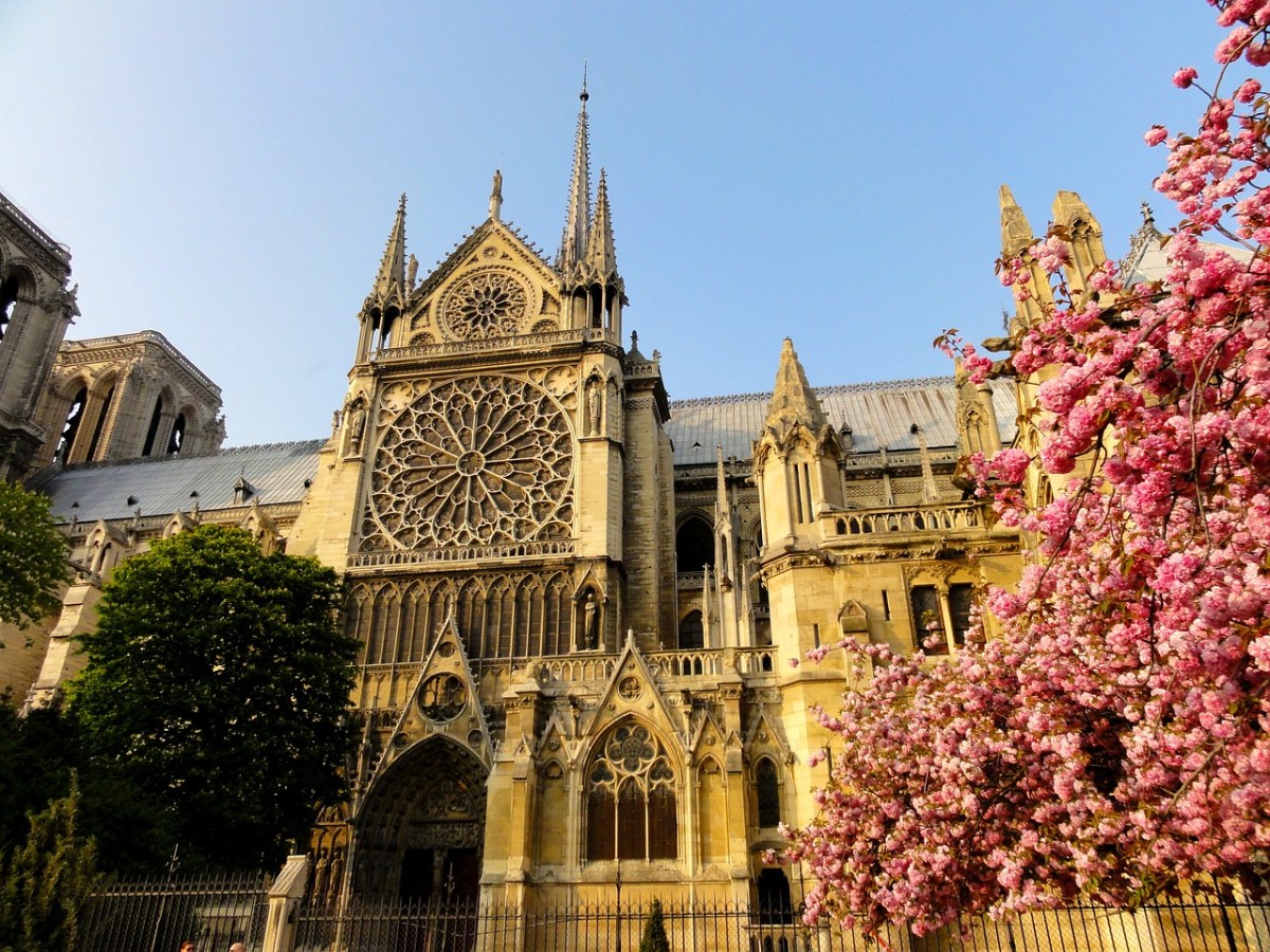 巴黎、巴黎圣母院、教堂免费图片