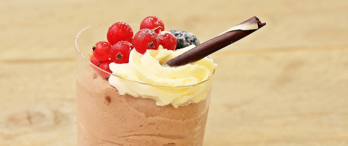 甜点、巧克力冰淇淋、甜免费图片