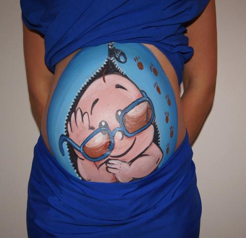 Bellypaint、肚皮画、怀孕