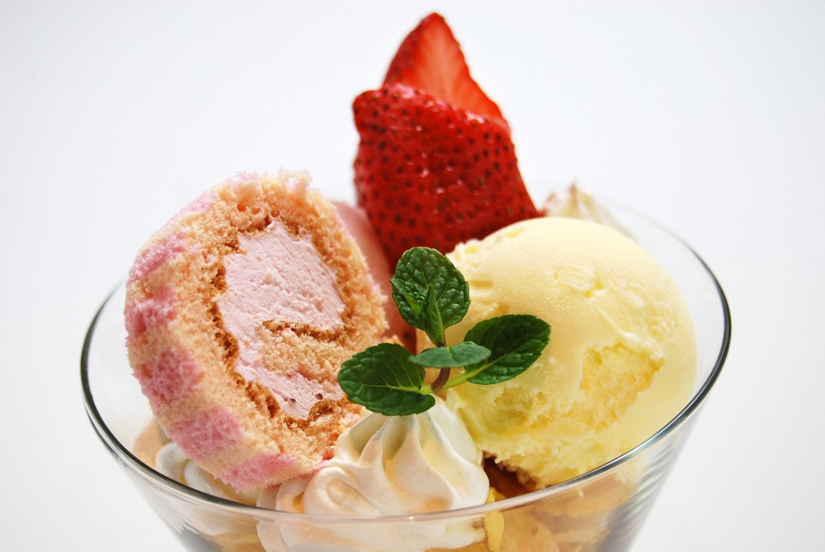 甜点、甜、冰淇淋免费图片