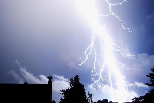 闪电、雷声、雷暴