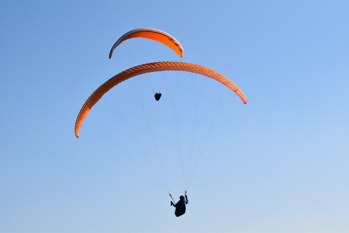 滑翔伞、船帆的滑翔伞、翅滑翔伞免费图片