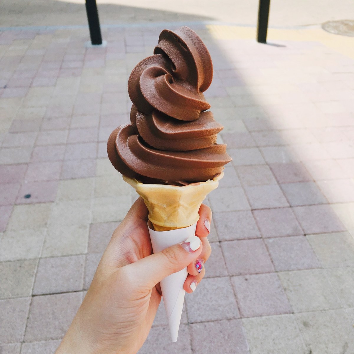 冰淇淋、夏天、巧克力免费图片