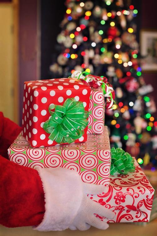 圣诞老人、礼品、礼物