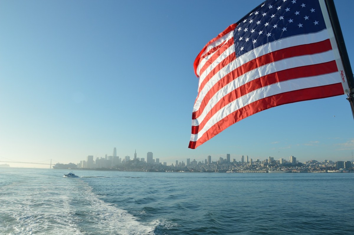 美国,国旗,三藩市