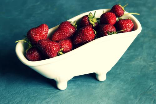 草莓、水果、水疗中心