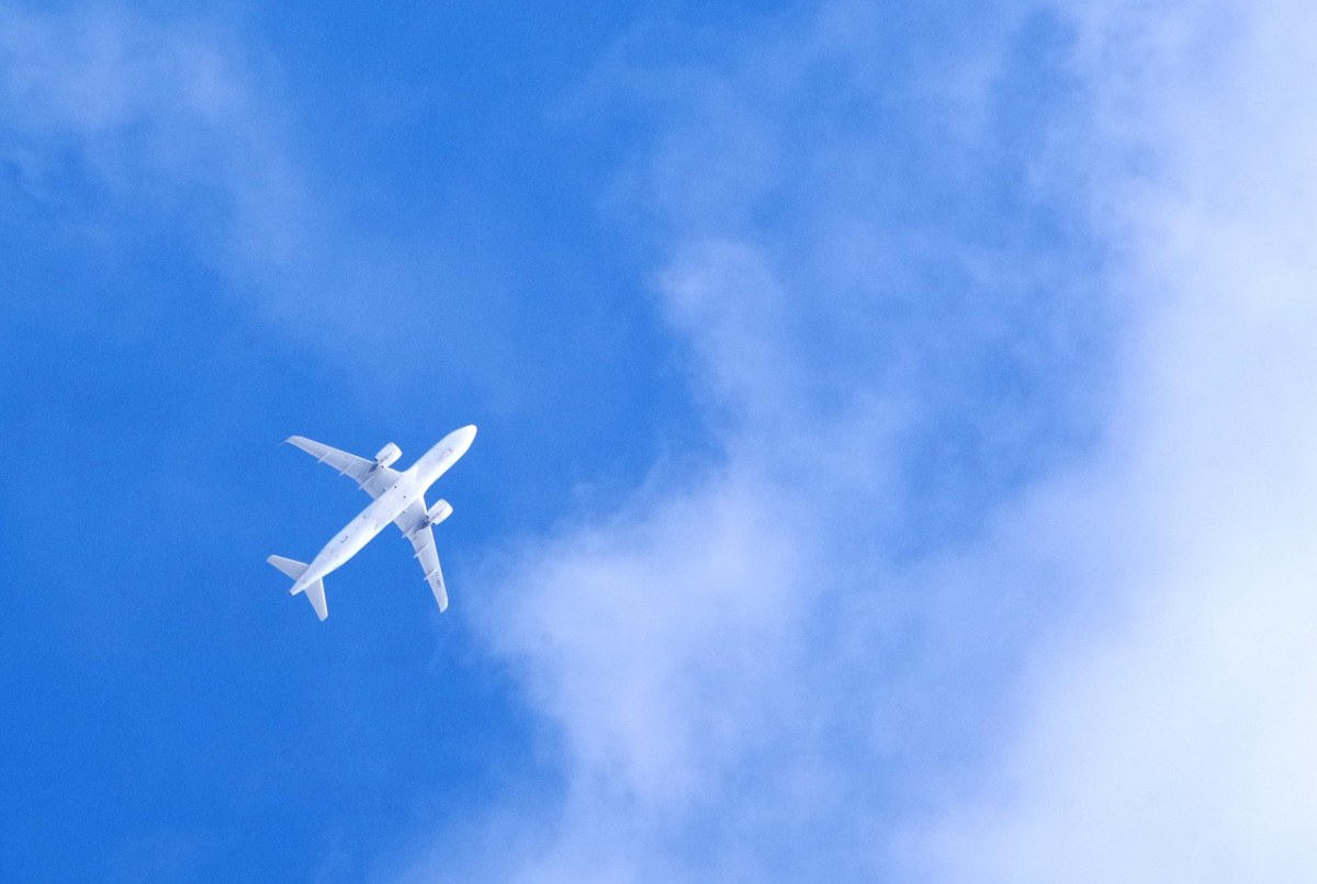 飞机、云、旅行免费图片
