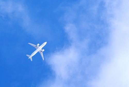 飞机、云、旅行