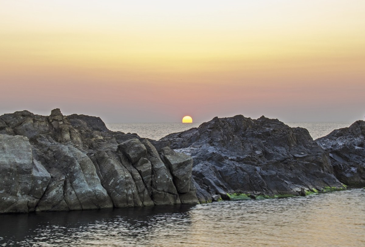 日出,太阳,上升