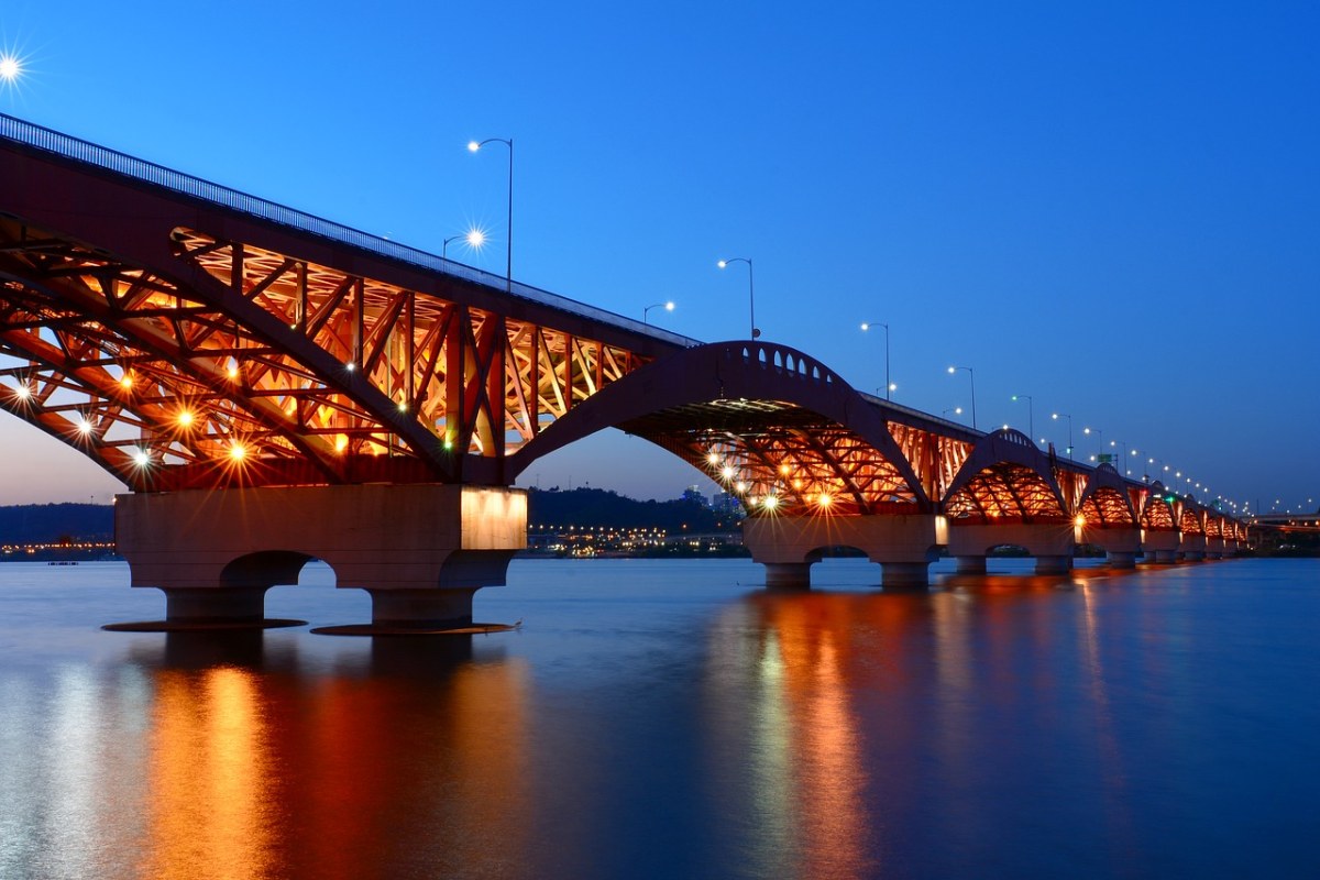 桥梁、韩国、大韩民国免费图片