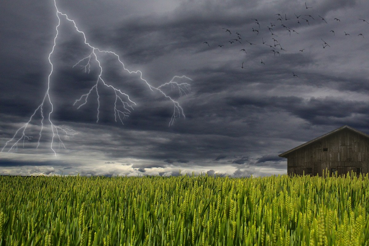 风暴、云、闪电免费图片
