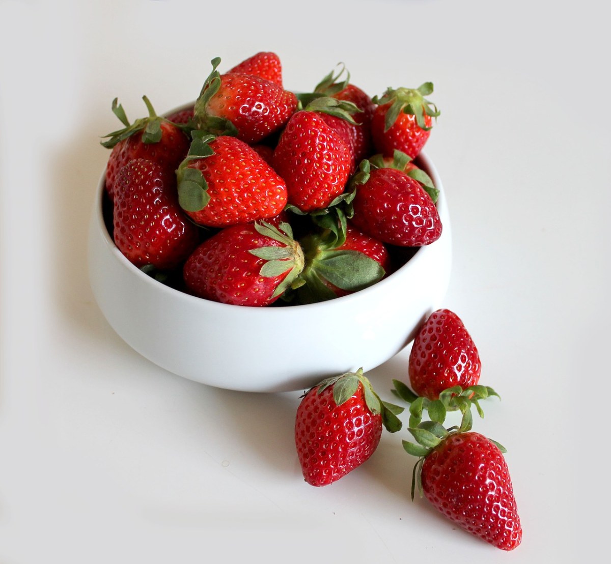 草莓、夏、水果免费图片
