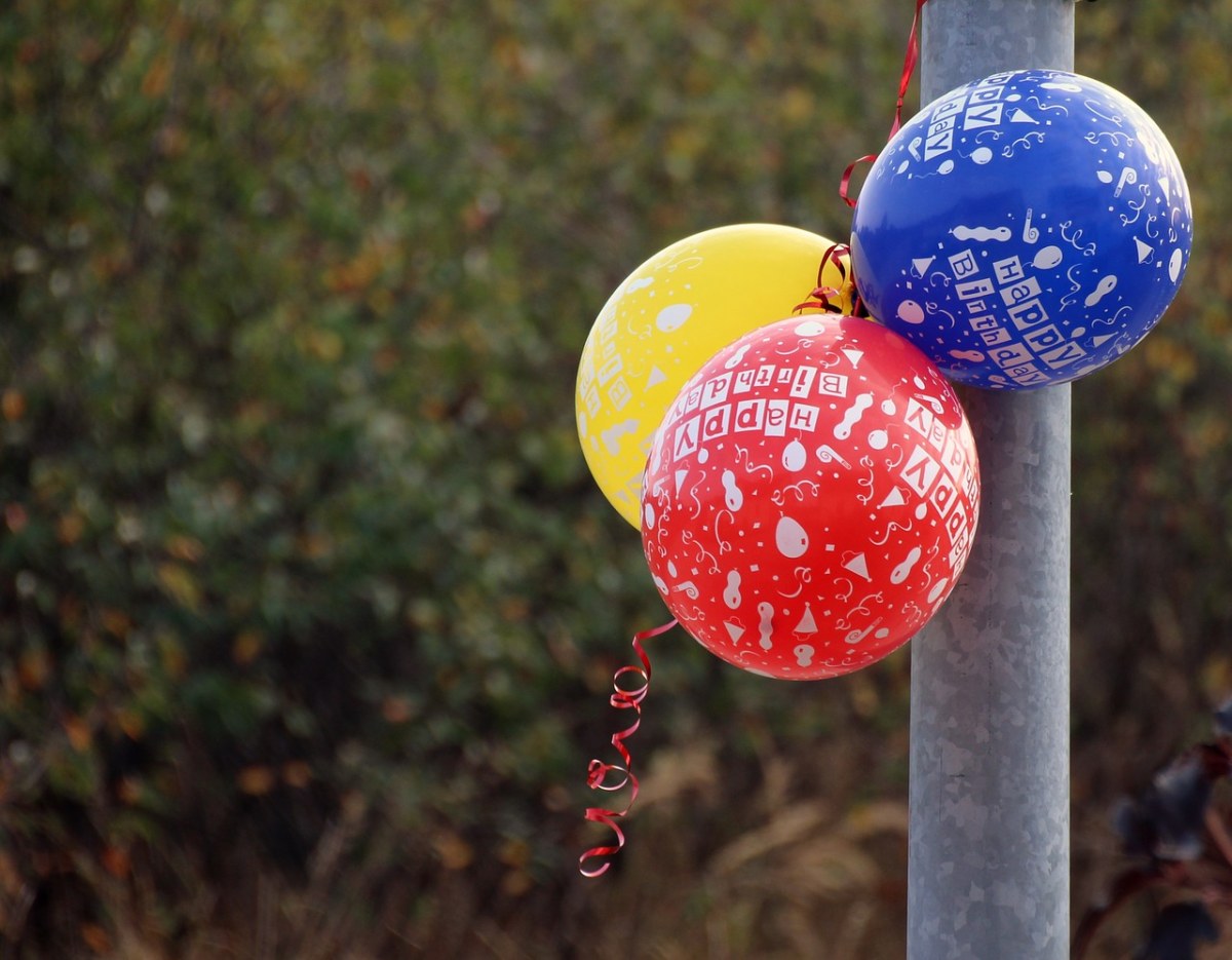 生日、气球、生日快乐免费图片