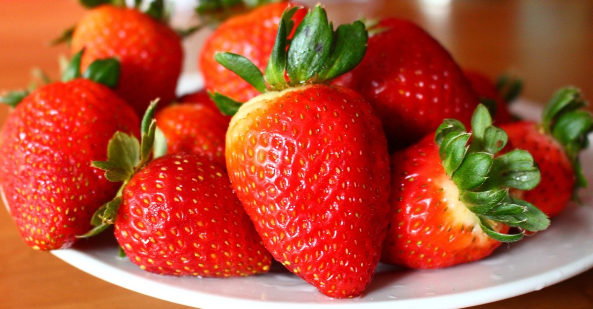草莓、红色、颜色免费图片