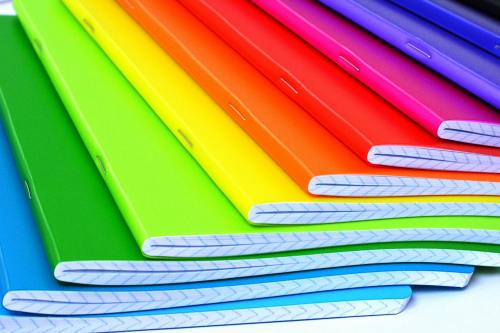 笔记本、颜色、彩色