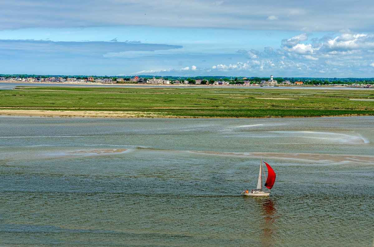 帆船、红色、景观免费图片
