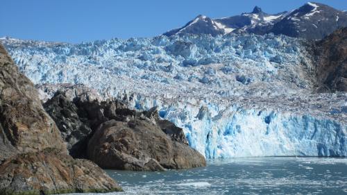冰川、景观、蓝色