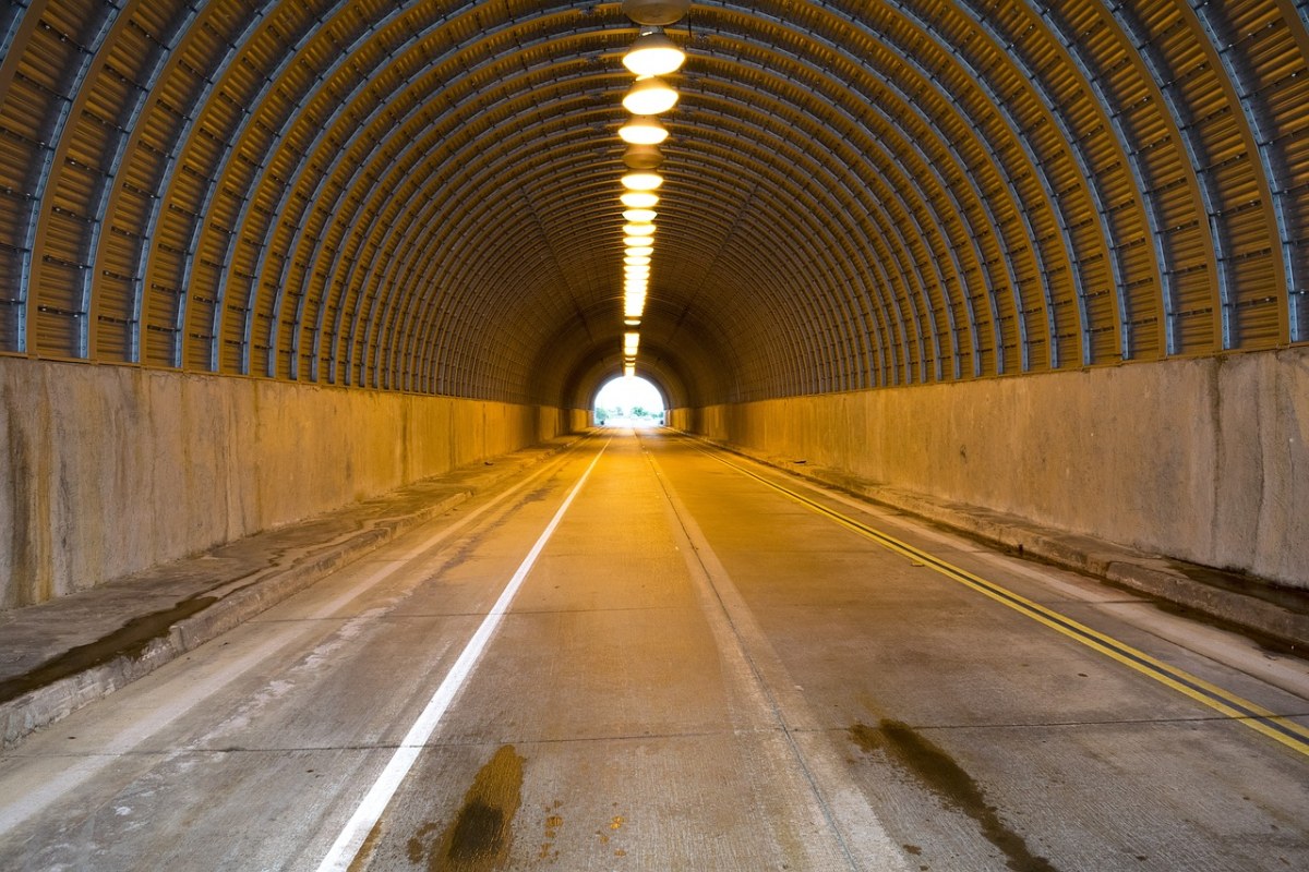 隧道,路,公路