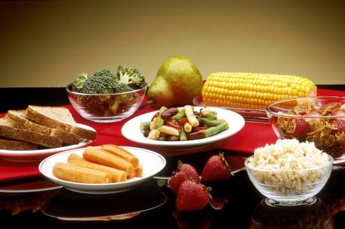 健康食品、水果、蔬菜