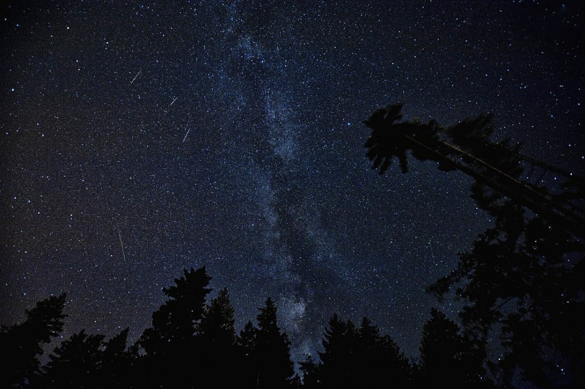 銀河,宇宙,英仙座流星雨