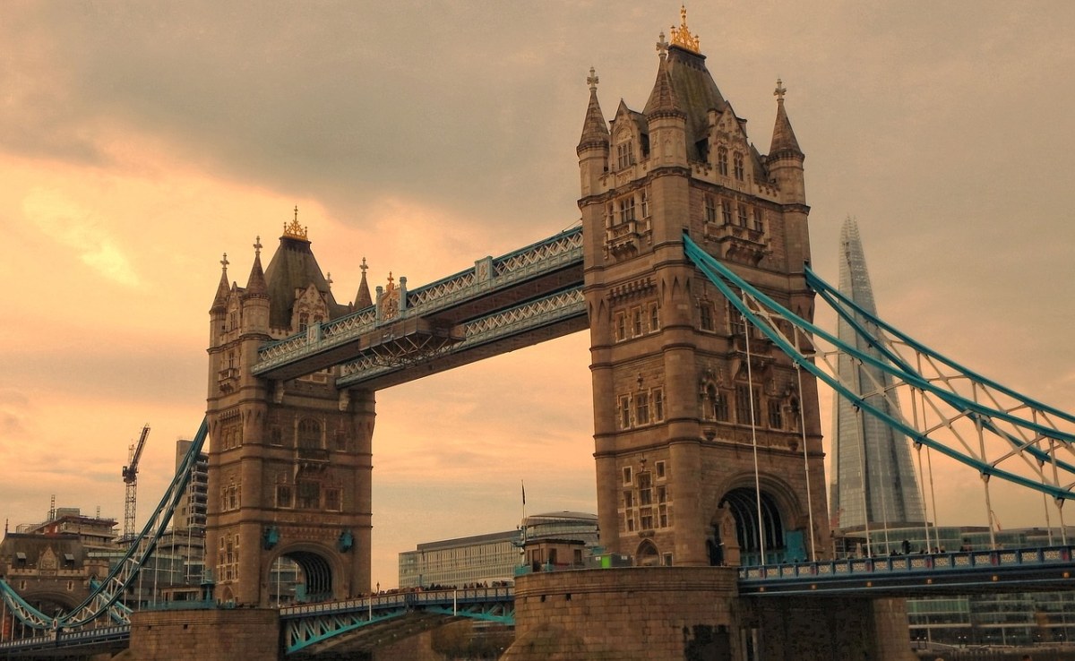 伦敦、城市、塔桥免费图片