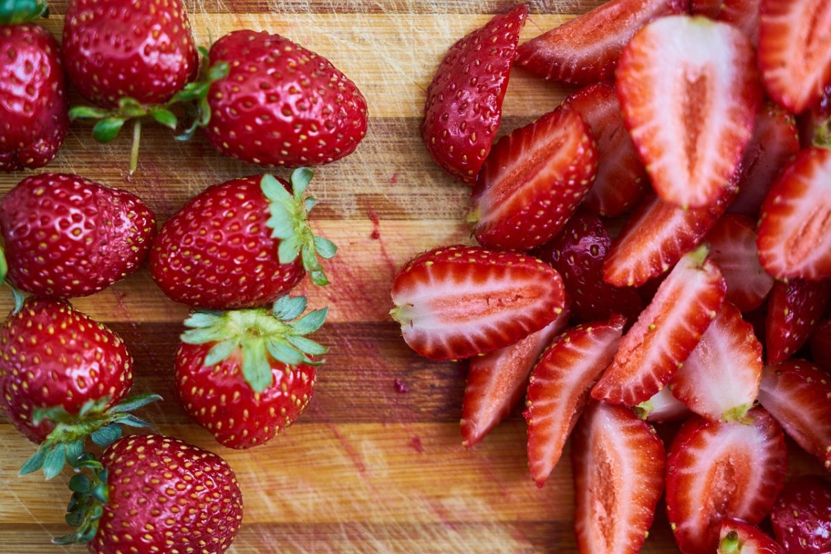 草莓、红色、水果免费图片
