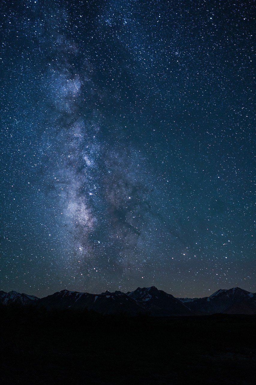 夜、天空、星星免费图片