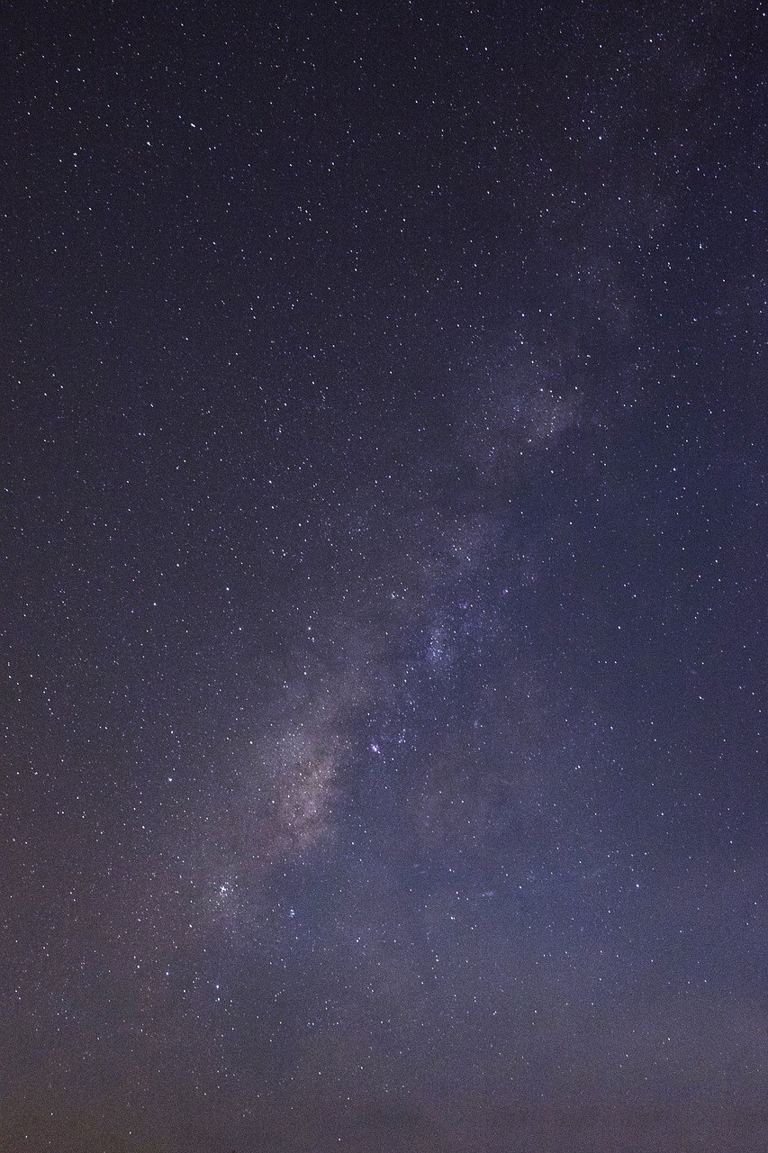 夜晚的天空、银河、空间免费图片